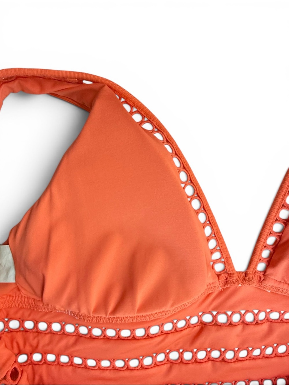 Becca by Rebecca Virtue Women's One-Piece Swimsuit Orange Size L NWT - Picture 11 of 12